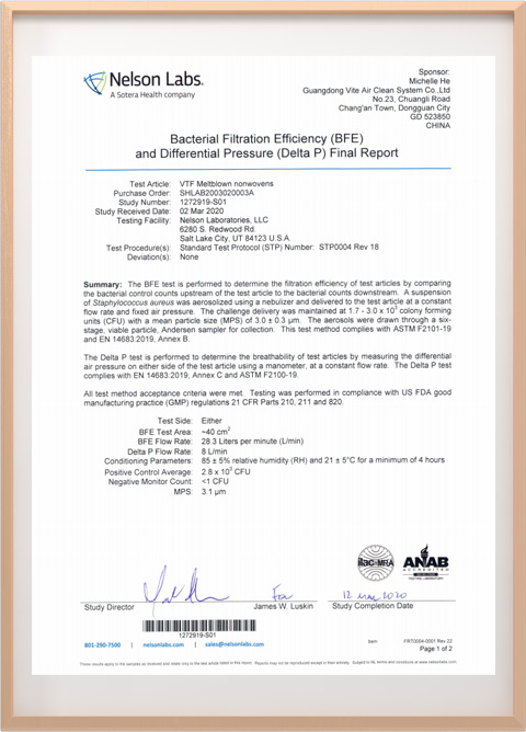 HVAC filter manufacturer