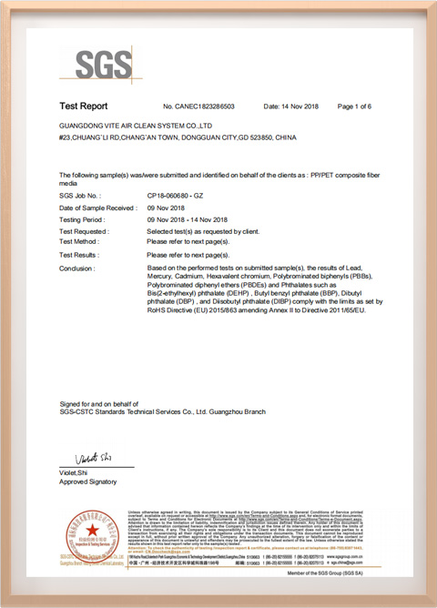 Pocket filter manufacturer