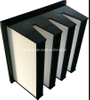 Merv 15 Pleated V Bank Filters Fine Dust Air Filter for HVAC