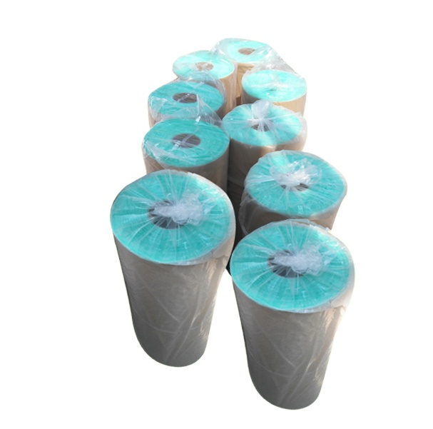Green-White Paint Booth 50mm Floor Filter Fiberglass Filter Media