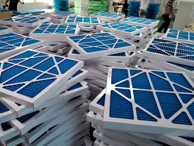 Primary Pleated Air Filter Media/air Filter Raw Material with Metal Mesh Backing