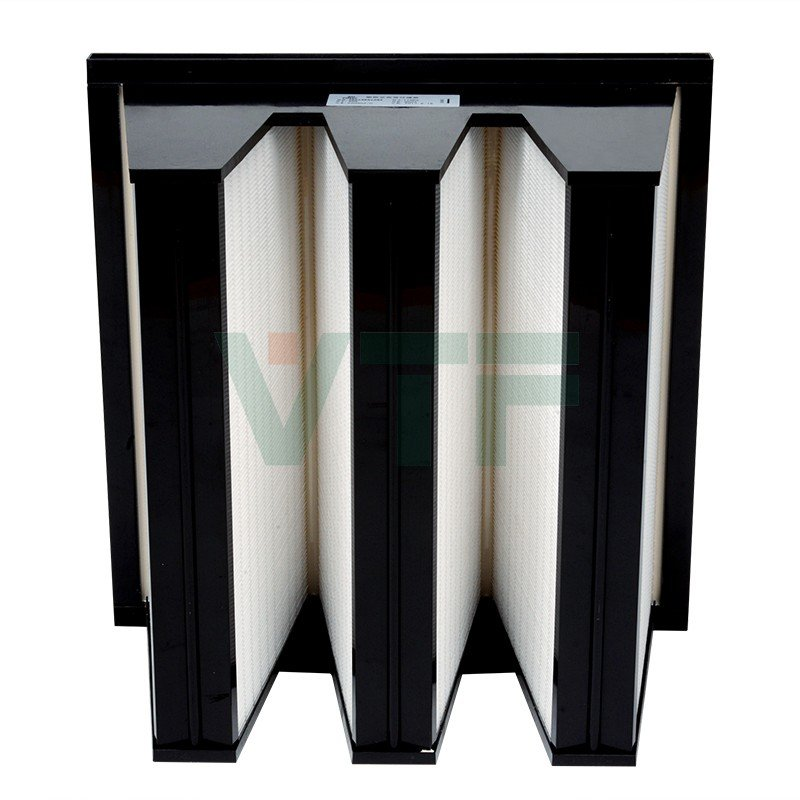 High Volume Ventilation System Air Filter Compressed F9 Compact Filter For HVAC